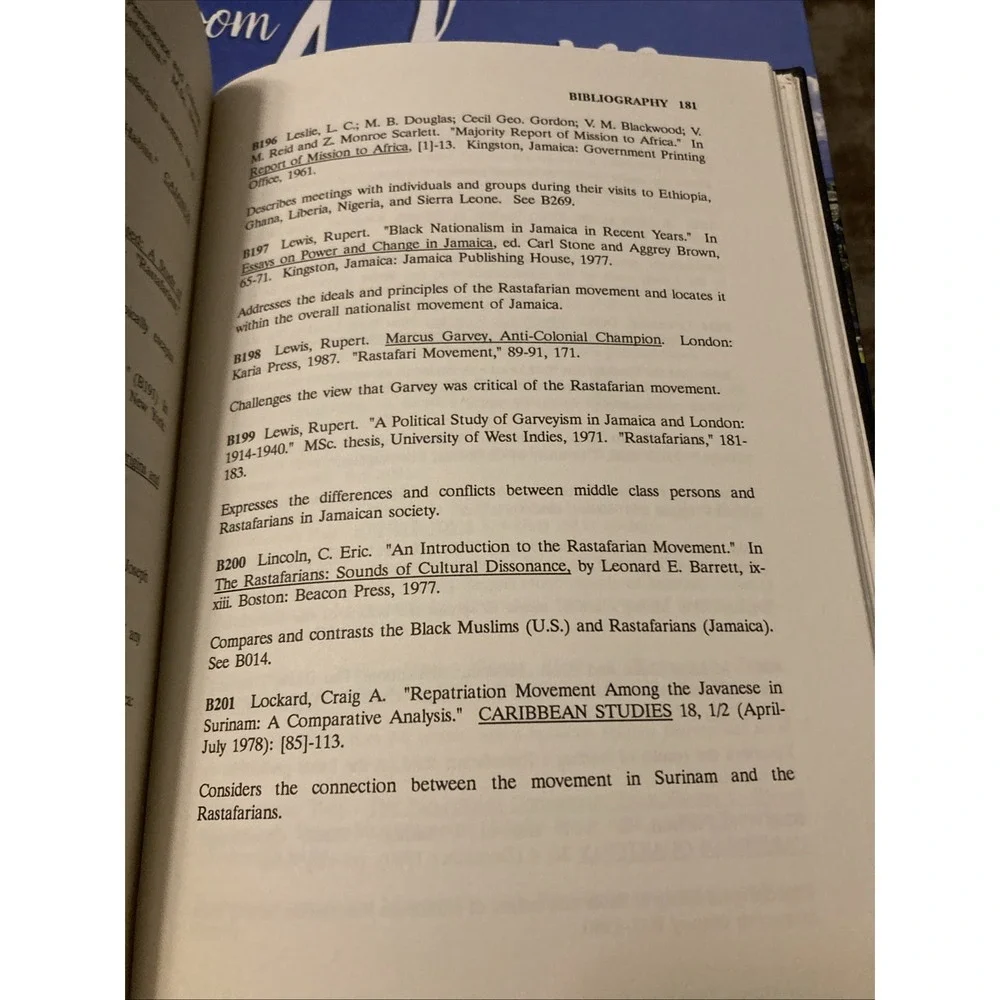 Rastafari and Reggae : A Dictionary and Sourcebook by Carlos Nelson and Becky...